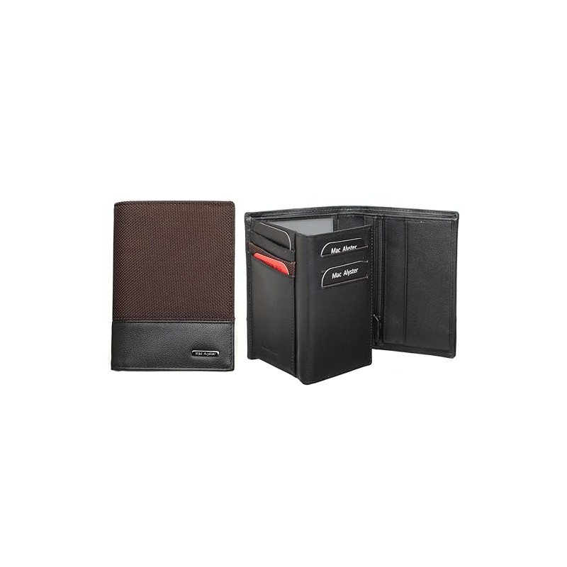 MAC ALYSTER Women's European Wallet 3 Vol. Marron One Size,