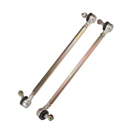 A ABSOPRO 27cm 10.63" Steering Tie Rod End Tie Rod Link Fit for 50cc 70cc 90cc 110cc 125cc 150cc ATV Quad Four with Ball Joint Accessories - Pack of 2 Item Replacement