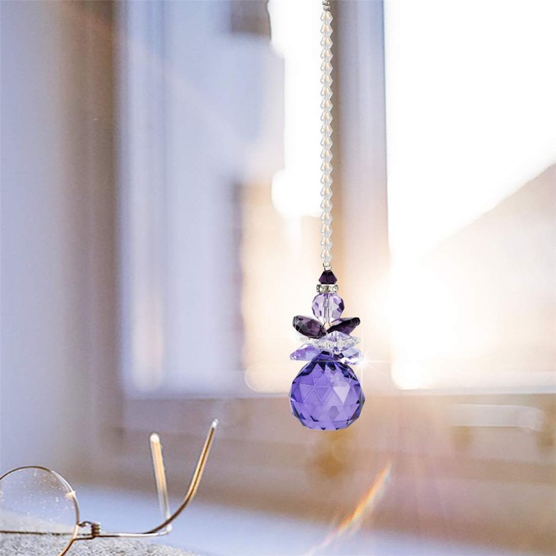 H&D HYALINE & DORA Hanging Crystal Angel Suncatcher Rainbow Maker