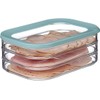 Mepal Modula 3-Ply Nordic Green Cold Meat Box - 1650