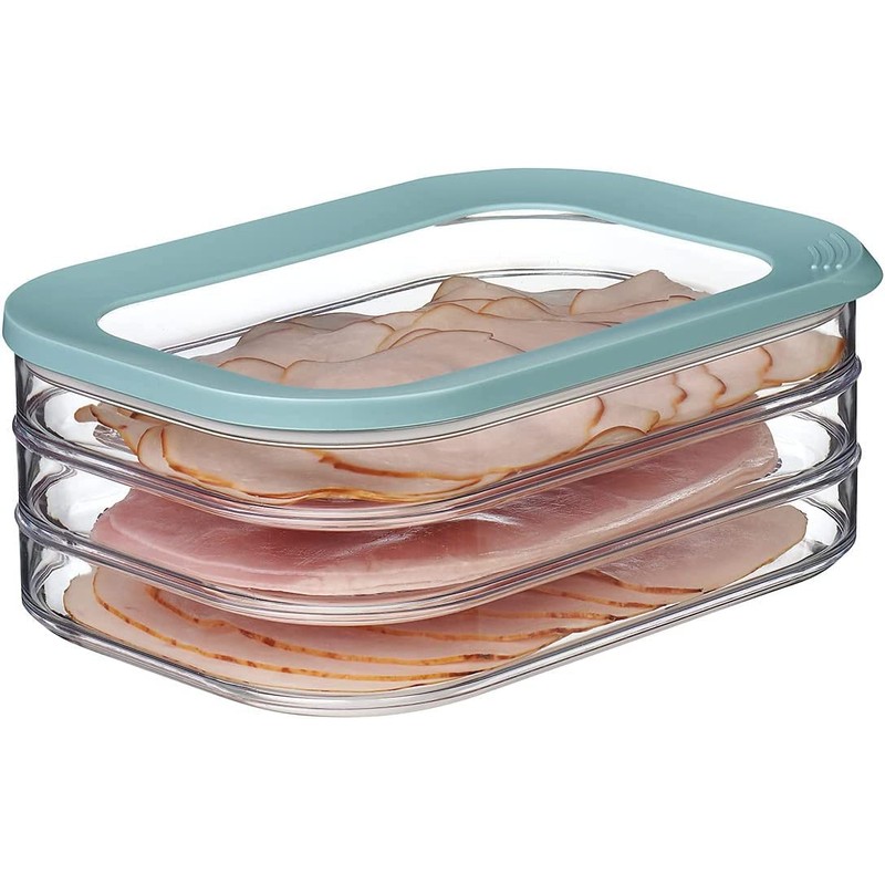 Mepal Modula 3-Ply Nordic Green Cold Meat Box - 1650