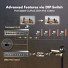 MokerLink 8 Port PoE Switch with 2 Gigabit Uplink, 802.3af/at