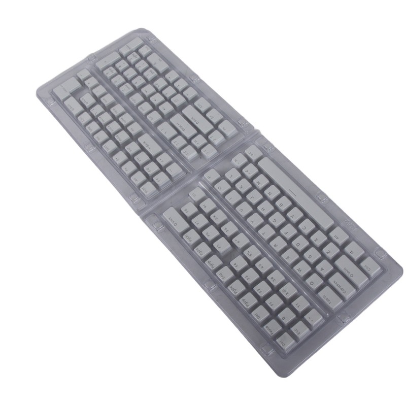 Keyboard Keycaps 132 Keys Pudding Transparent OEM Height PBT Two