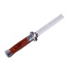 Switchblade Spring Folding Knife Push Button Pocket Comb Oil Hair
