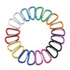QitinDasen 20Pcs Premium Aluminum Multifunction Locking Carabiner, 5cm Mini Carabiner Keychain, Carabiner Snap Hook Clip (Not for Climbing!)