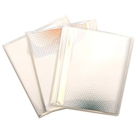 Clear Pocket 4 x 6 Format CocoPolka Photo Albums Pack of 3, Each Mini Album Has 24 See-Through Pockets. Flexible, Removable Covers.