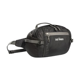 Tatonka Bum Bag Hip Bag M - Large Waist Bag with Zip Compartment, Elastic Side Pocket and One Front Pocket with Key Holder (Black)