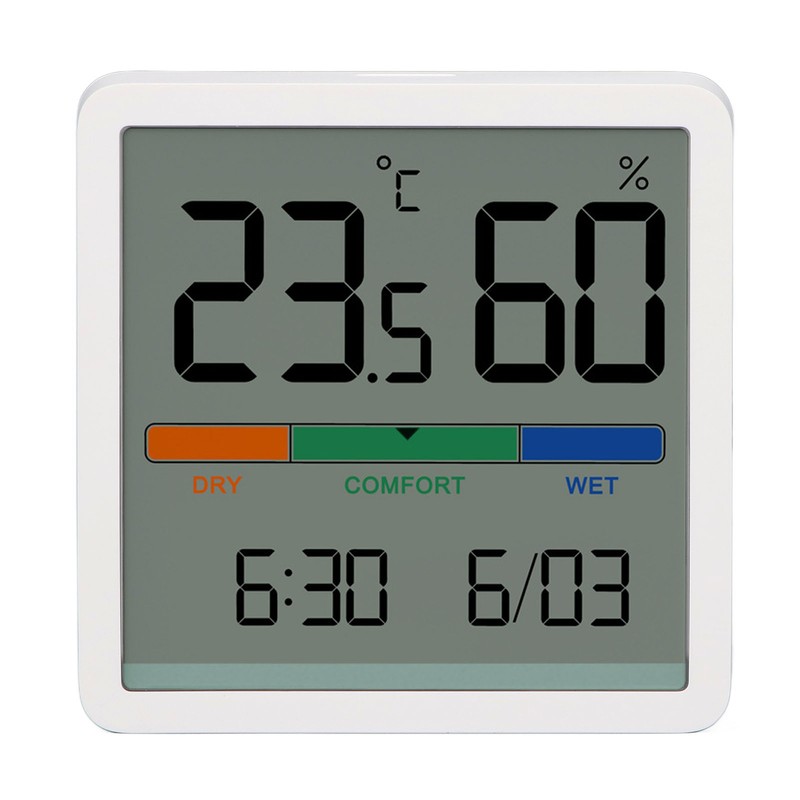 Temperature Humidity Monitor 3 in 1 Temp Tester Digital Display
