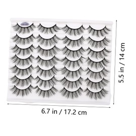 OATIPHO Cosmetic Eyelashes Makeup Supplies False Eyelashes Natural Enough Attractive Charm Eyes Wedding Photo Shoots