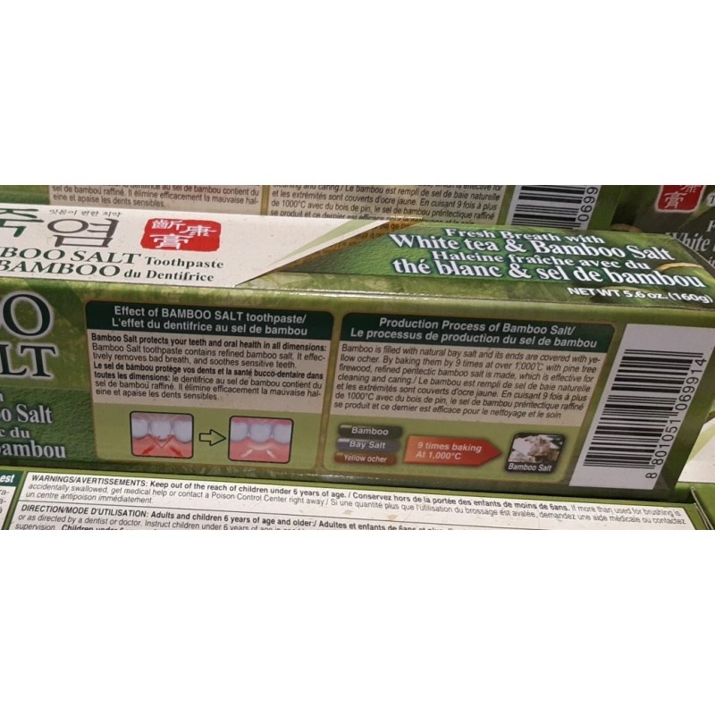 LG Bamboo Salt Toothpaste LG White Tea & Bamboo Salt