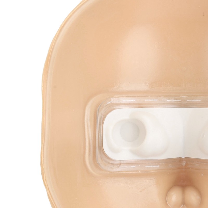 Makeup Practice Face with Plastic Stand 5D Silicone Full Face