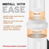 ECOPRO VENT 6" to 5" Eccentric Reducer/Increaser - Connect Straight