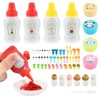 NINEFOX 55 Pcs Lunch Bento Box Accessories, Including Mini Condiment