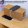 SUIOPPYUW Cable Organizer Box for Wire Covers and Hiding Cables