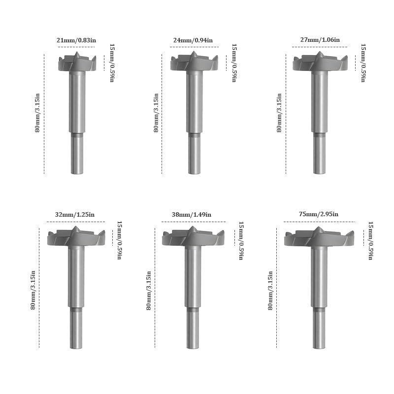1 PCS 38mm Forstner Bits, Drill Bits Set for Wood