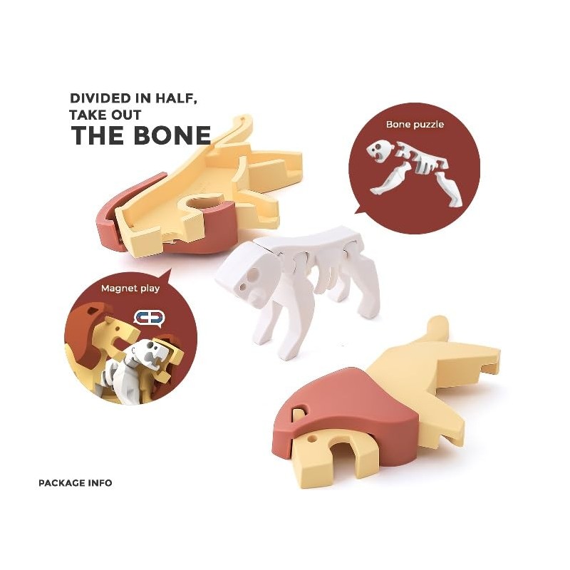 Halftoys RFD232 Puzzle Toy, Beige