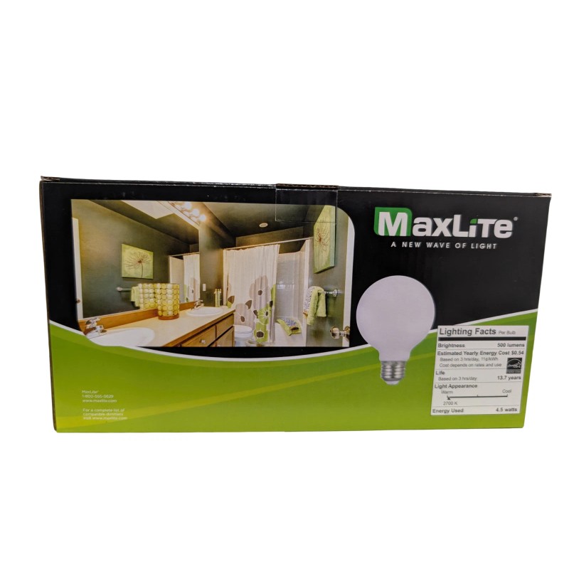 MaxLite 3 PACK LED 2700K Soft White Vanity 500 Lumens
