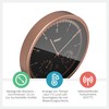 Mebus TinyTime Radio Wall Clock with Thermal and Hygrometer, No