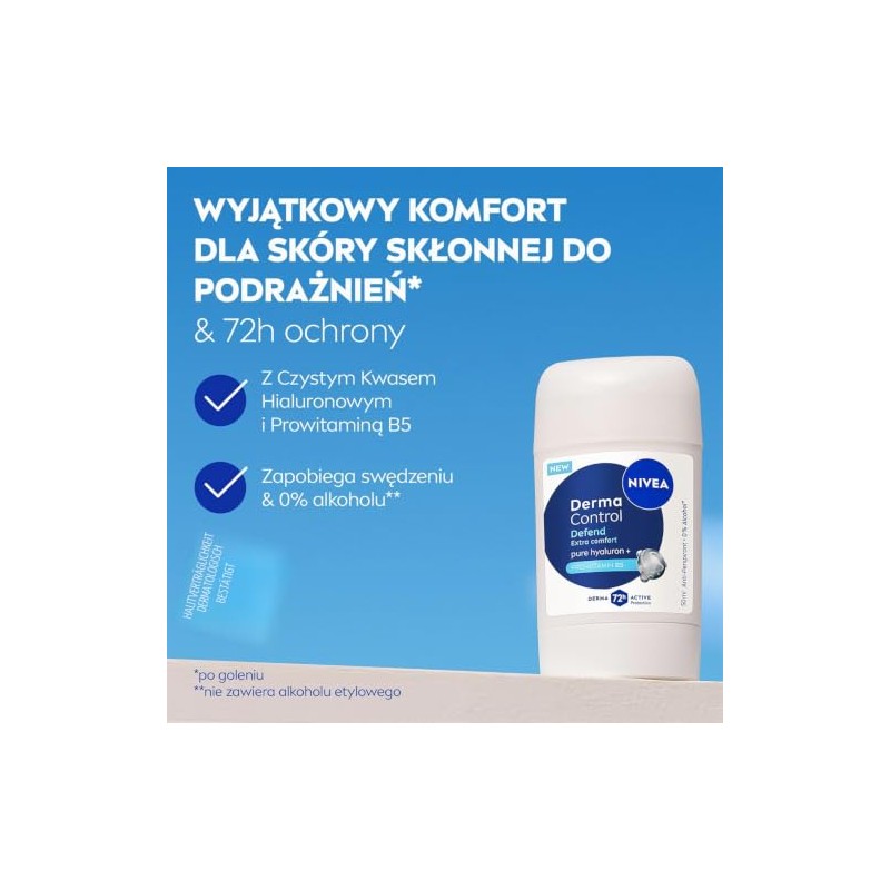 NIVEA Derma Control Defend Antiperspirant for Women Pen - 72h