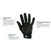 Beastmode - Guantes de fitness para hombre (pequeños)