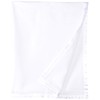 Sweet Dreams Bassinet Cotton Fleece Blanket, White