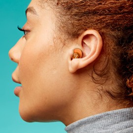 Flare Earshade – Earplugs – Block Sound – Aerospace Aluminium & Super Soft Memory Foam – Orange