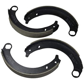 BOSCH BS37 Blue Drum Brake Shoe Set - Compatible With Select 1946-48 Ford Deluxe; FRONT|REAR
