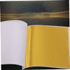 Tofficu 200 Sheets Imitation Gold Leaf Foil Paper for Art