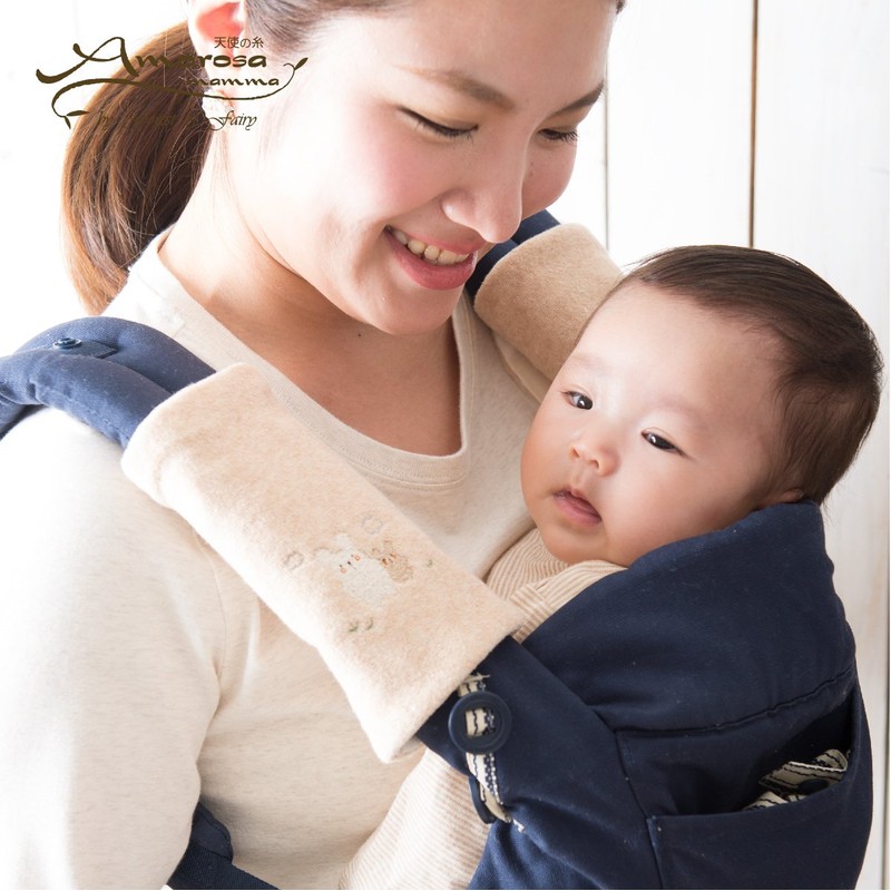 Amorosa mamma 天使の糸 & 妖精の森 オーガニック サッキングパッド (クマ) 綿100％ 男女兼用