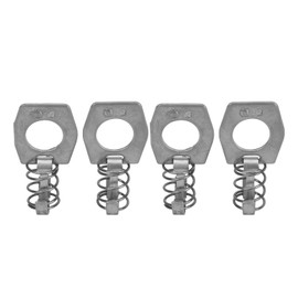 MUNEFE 4 Pieces RV Water Heater Cover Latch, RV Water Heater Fastener, Water Heater Door Cam Lock for Securing Water Heater Covers, Latch Assemblies, Etc