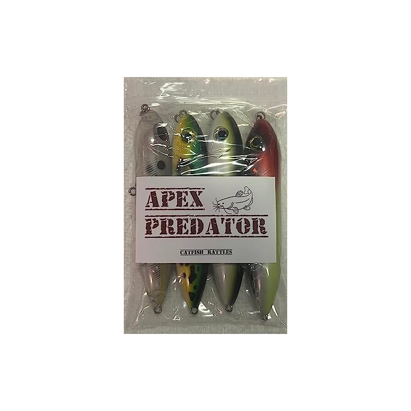 Apex Predator Rattle Float Catfish Lure Demon Dragon Peg Style
