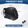 uxcell 2x49ft Retractable Clothesline Outdoor Indoor, Heavy Duty PVC Clothes