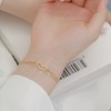 Gold Plated Bracelets for Women, 925 Sterling Silver Bracelet Heart