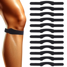 24 Pcs Patellar Tendon Support Straps, Soft Flexible Patella Knee Strap Comfortable & Breathable Knee Band for Running Basketball Sports Men Women