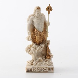 Veronese Design Poseidon God of The Sea Miniature Figurine