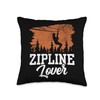 Zipliner Zip Ziplines Team Fun Lover Hobby Ziplining Sports Sayings