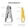 Cat7 RJ45 Crimping Tool, Cat 7 Cat6 Cat5 Pass Through