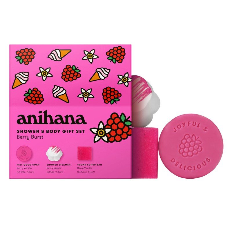 ANIHANA Shower & Body Gift Set Berry Burst