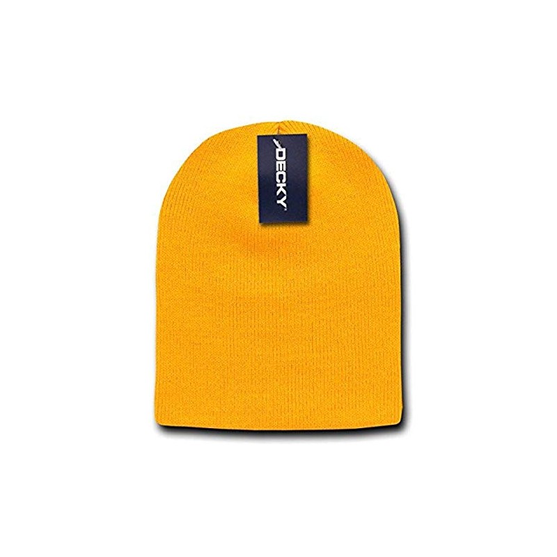 DECKY Boys Beanie Skull-caps, Gold