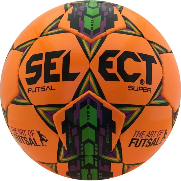Select Super Futsal Ball, Orange, Senior