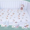 Sava Kids Natural Cotton Crib Mattress Protector and Sheet, All