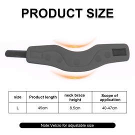 GMHLLES Vitavix Neck Support for Snoring,Vitavix Neck Support Adjustable Soft Foam General No More Snoring Ergonomic Relieve Cervical Pressure (Gray)