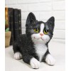 Ebros Gift Lifelike Sitting Tuxedo Black and White Feline Kitten