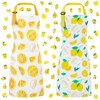XLSXEXCL 2 Pack Lemon Kids Aprons, Kids Aprons with 50pcs
