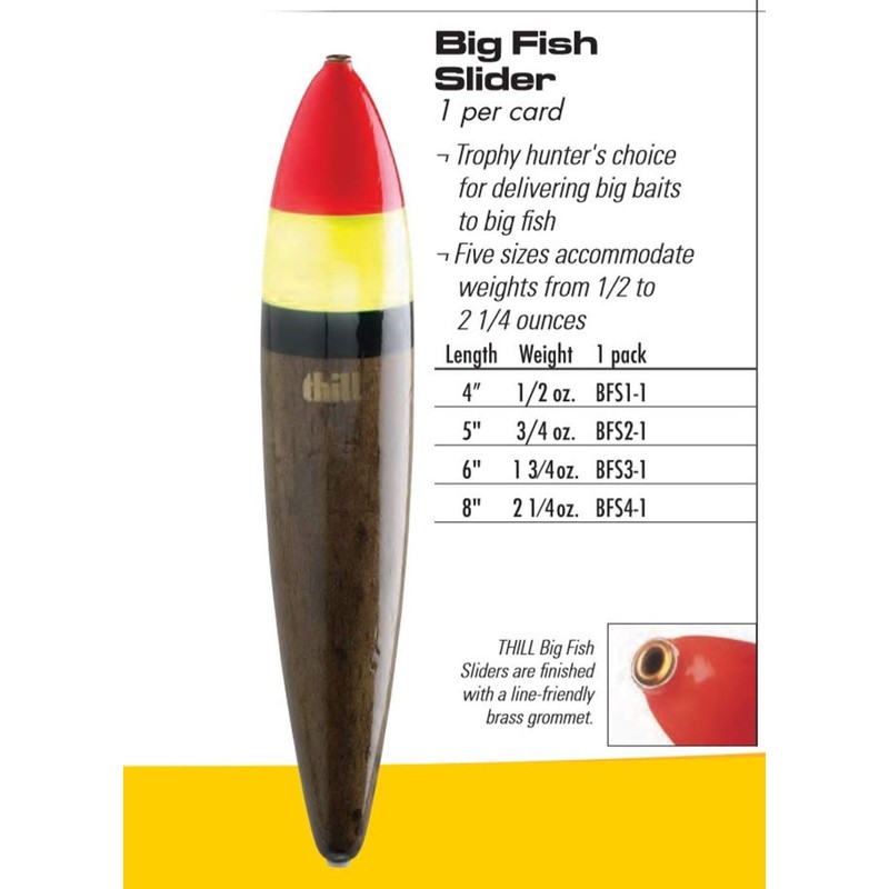 Thill Big Fish Slider Float - 5 in, Orange