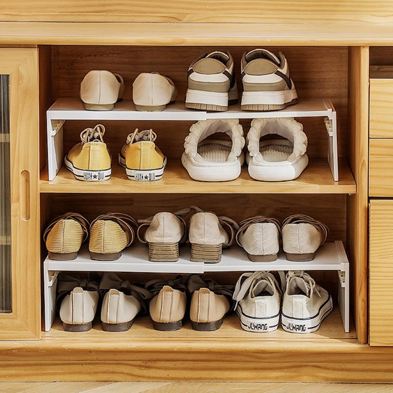 Kitchen cabinets and Counter Shelves Layered Shelves,Cupboard Organizer,Store and Increase