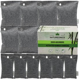 12 Activated Charcoal Bags, Charcoal Air Purifying Bag, Charcoal Deodorizer Bags, Bamboo Charcoal Odor Absorber, Activated Charcoal Odor Eliminator, Charcoal Car Odor Absorber, charcoal car deodorizer
