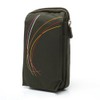 DFV mobile - Multi-Functional Vertical Stripes Nylon Pouch Bag case