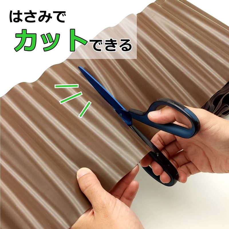 (TUISKU) Flower Bed Enclosure Grass Root Stopper Soil Hold Height