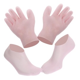 Baluue 1 Set Gloves Sebs Moisturizing Hand Gloves Pink Moisturizer Gloves Glove